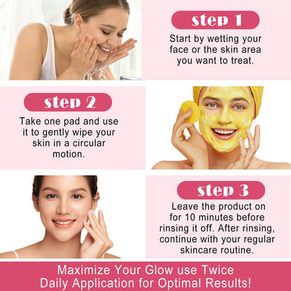 Turmeric Kojic Acid Cleansing Pads