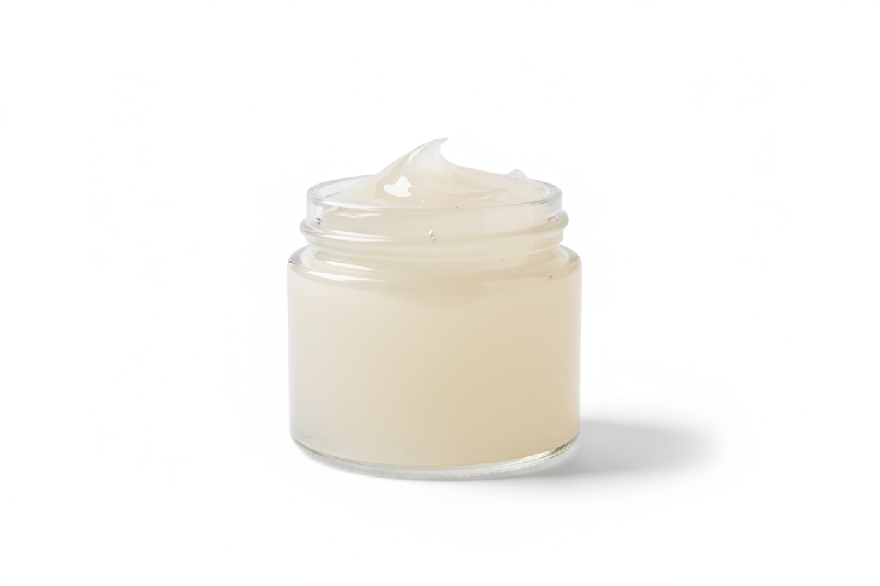 petroleum jelly in a jar